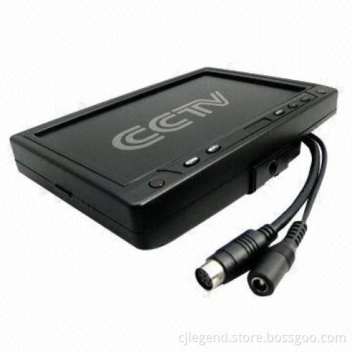 7-inch CCTV LCD Display with VGA/AV/BNC/Audio Input